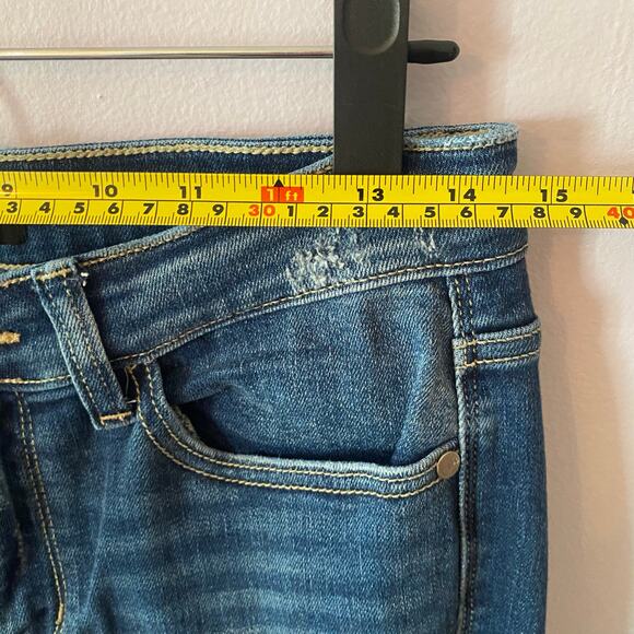 Judy Blue Skinny Fit Medium Wash Distressed Jeans Preppy Women's size 7 / 28 - Picture 9 of 12